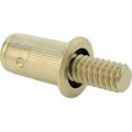 Bsc Preferred Rivet Studs 10-24 Thread for 0.02-0.13 Material Thickness, 10PK 98075A127